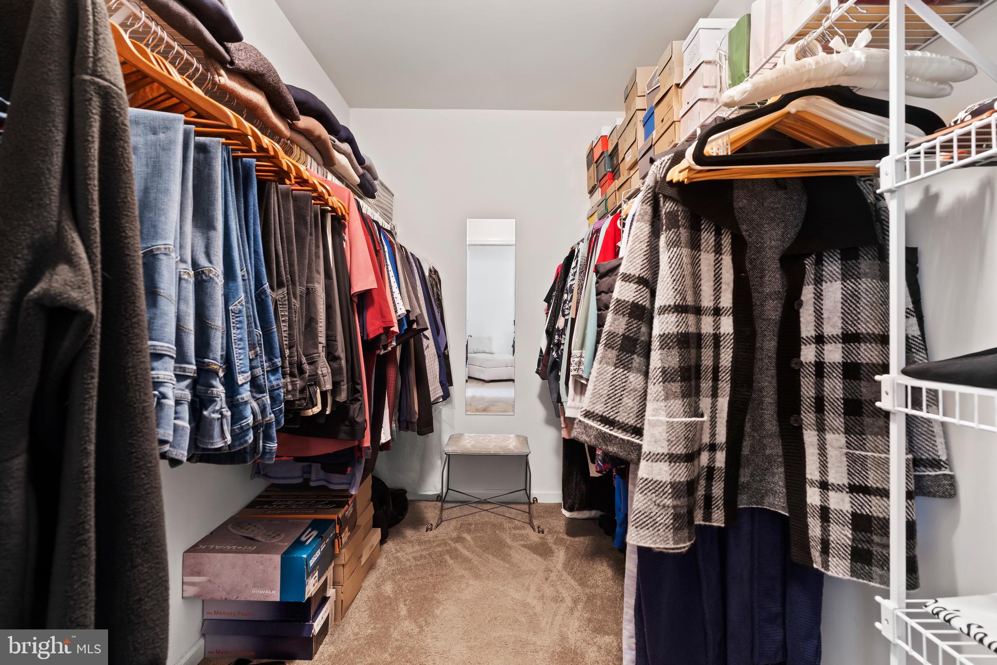 657 Hamaker Road Manheim, PA 17545 - Photo 27 of 41 a view of walk in closet with clothes and shoes