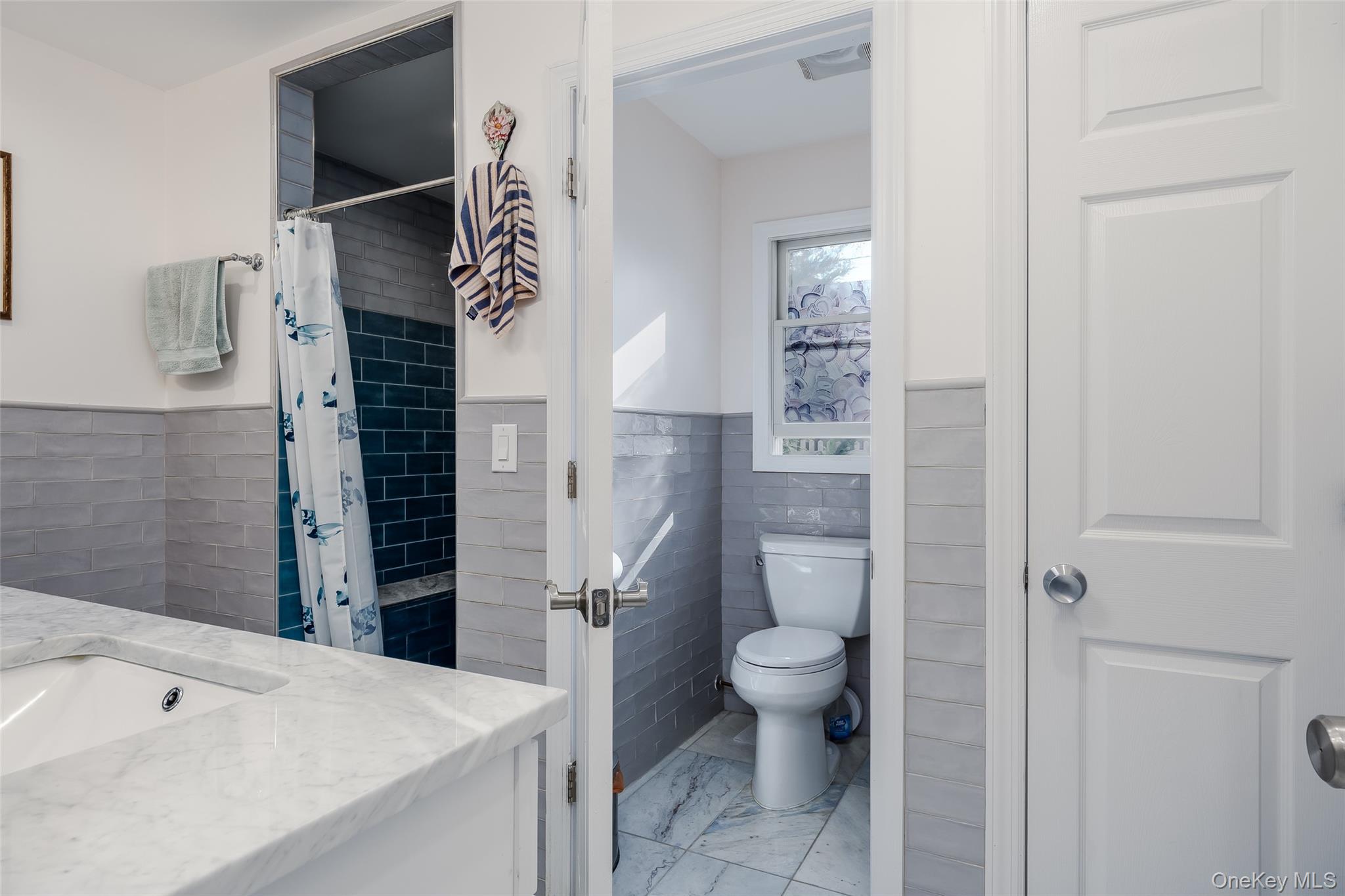 3 Earl Road Melville, NY 11747 - Photo 20 of 35 a bathroom with a sink and toilet