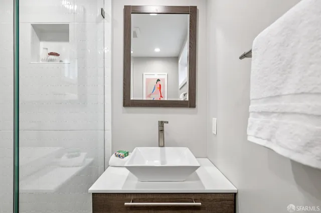 a view of a backyard with plants