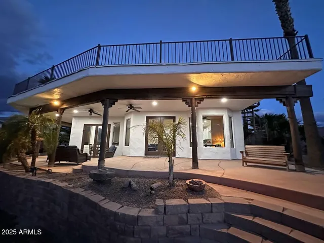 a view of a hall with the front door