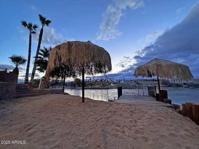 a view of a backyard with a patio