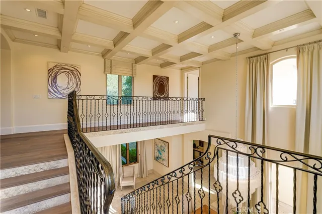 a spacious bathroom with a granite countertop sink mirror and double