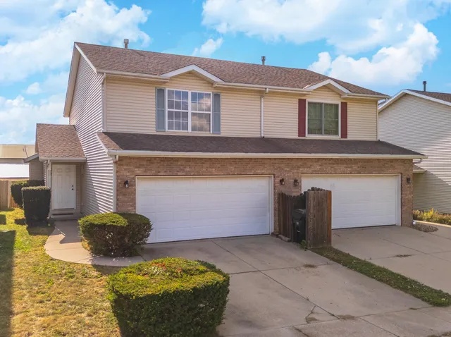 a front view of a house with entertaining space