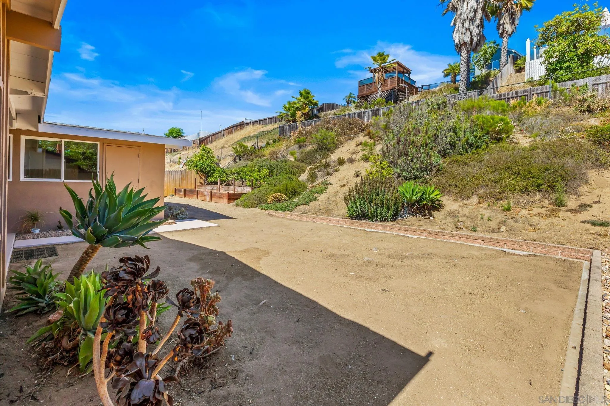 13323 Frame Road Poway, CA 92064 - Photo 23 of 30 a view of a backyard of the house
