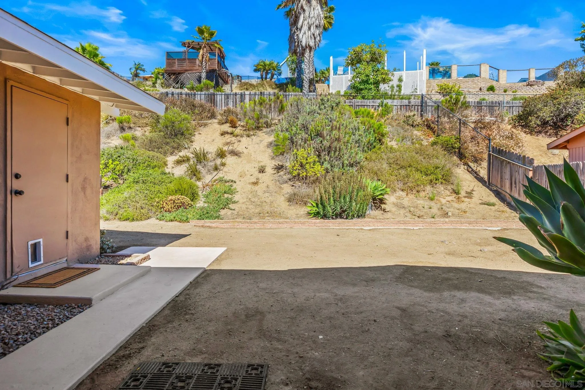 13323 Frame Road Poway, CA 92064 - Photo 26 of 30 a view of a pathway along the house