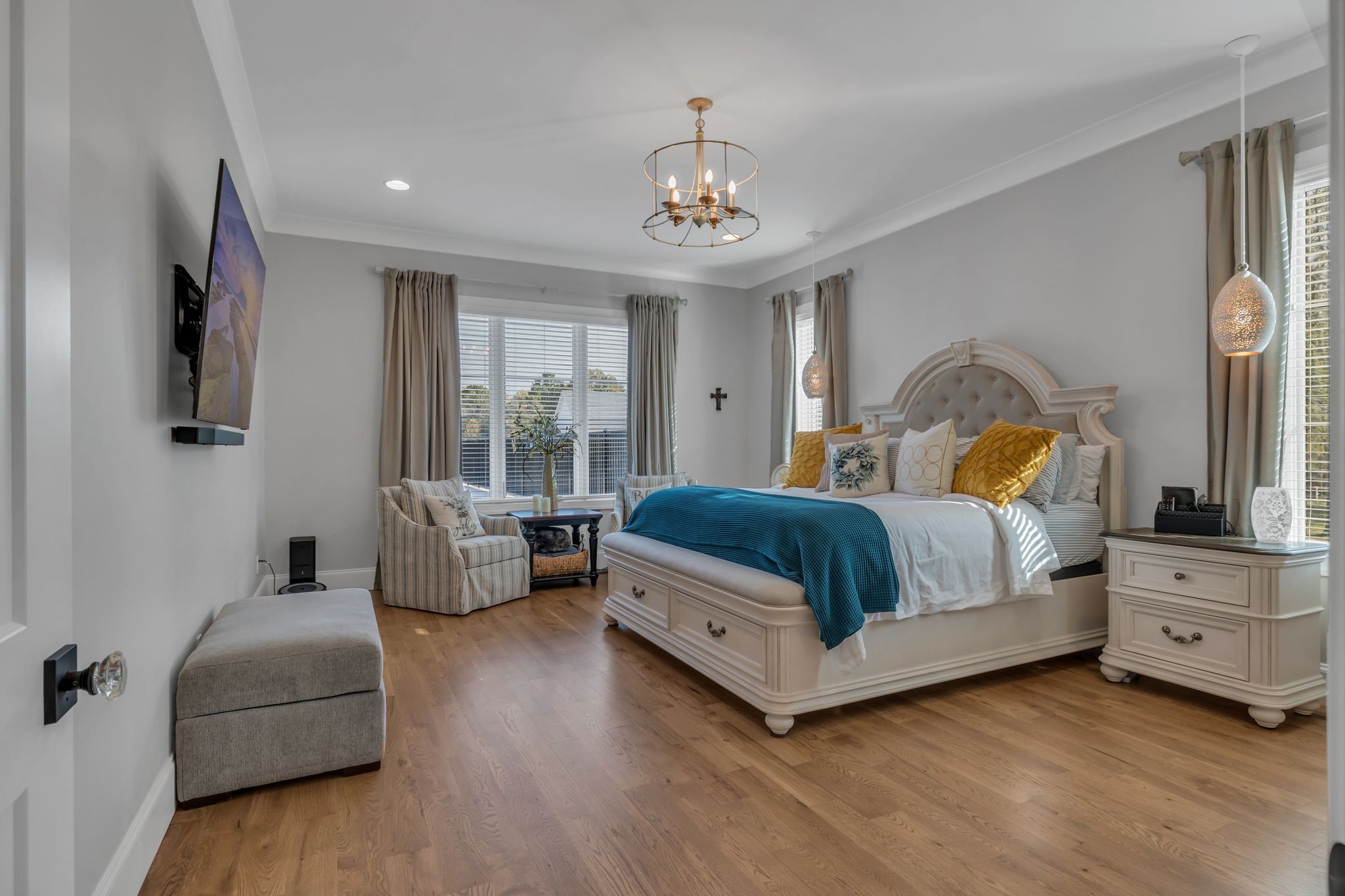 2836 Buford Lane Spring Hill, TN 37174 - Photo 15 of 41 a bedroom with a bed and a couch