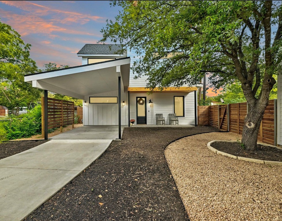 4608 Philco Drive, Unit 2 Austin, TX 78745 - Photo 1 of 1 front view of a house with a yard