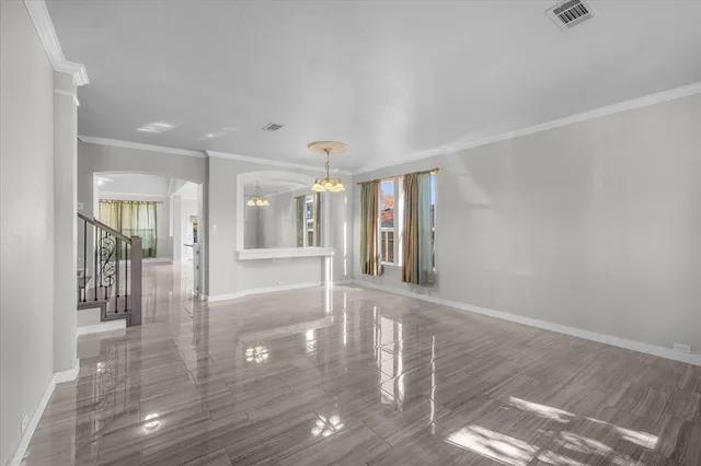 a view of a interior of the room