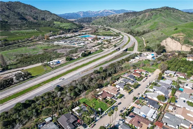 a view of a lush green hillside