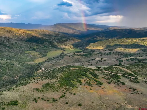 a view of lake with mountain