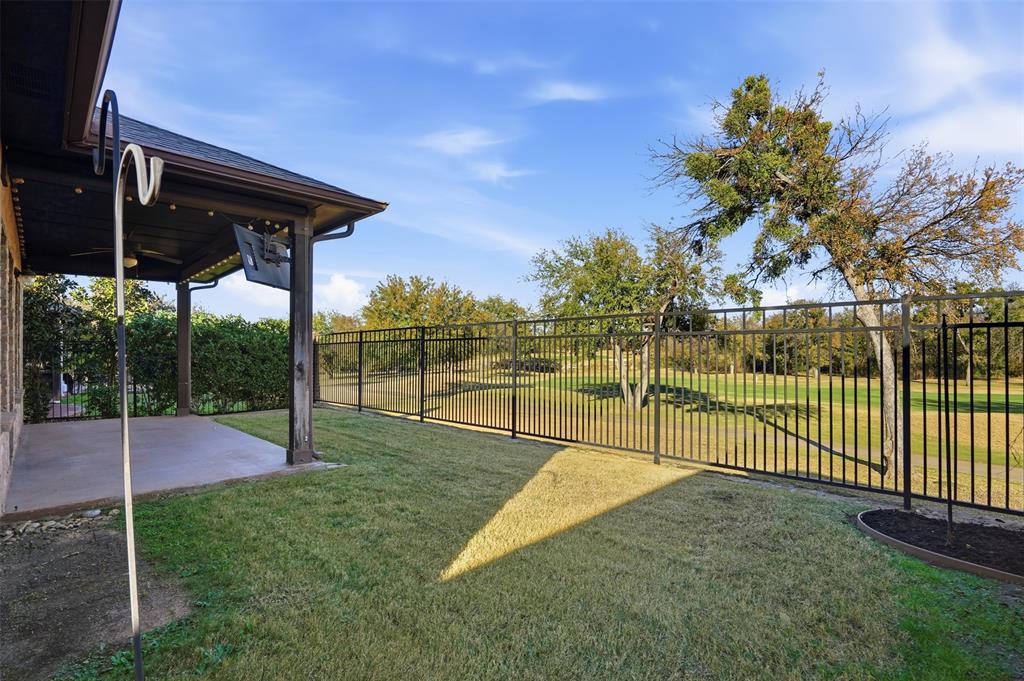 3913 Weatherstone Drive Fort Worth, TX 76137 - Photo 17 of 20 a view of backyard with green space