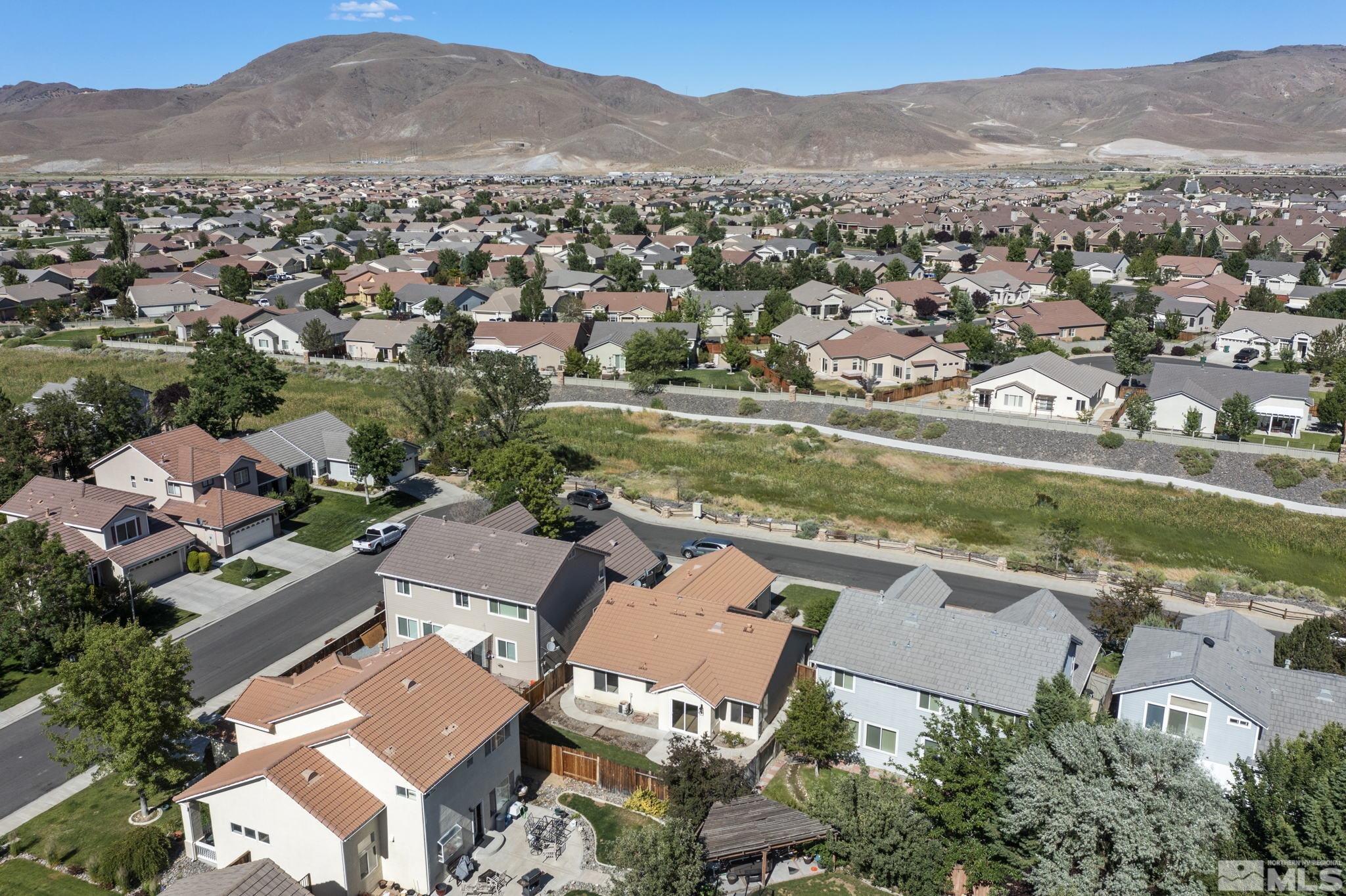 9721 Northmont Lane Reno, NV 89521 - Photo 40 of 40 an aerial view of residential houses with outdoor space