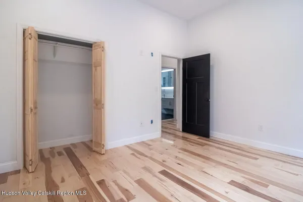 a view of a bedroom