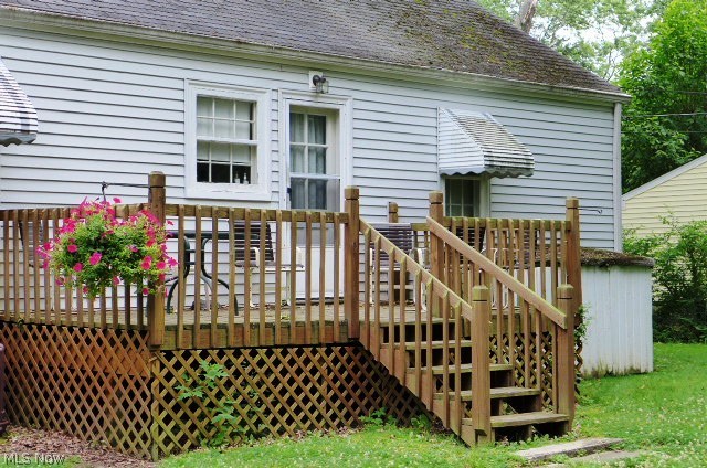 8078 Middlesex Road Mentor, OH 44060 - Photo 2 of 20 Back Deck on rear of home.