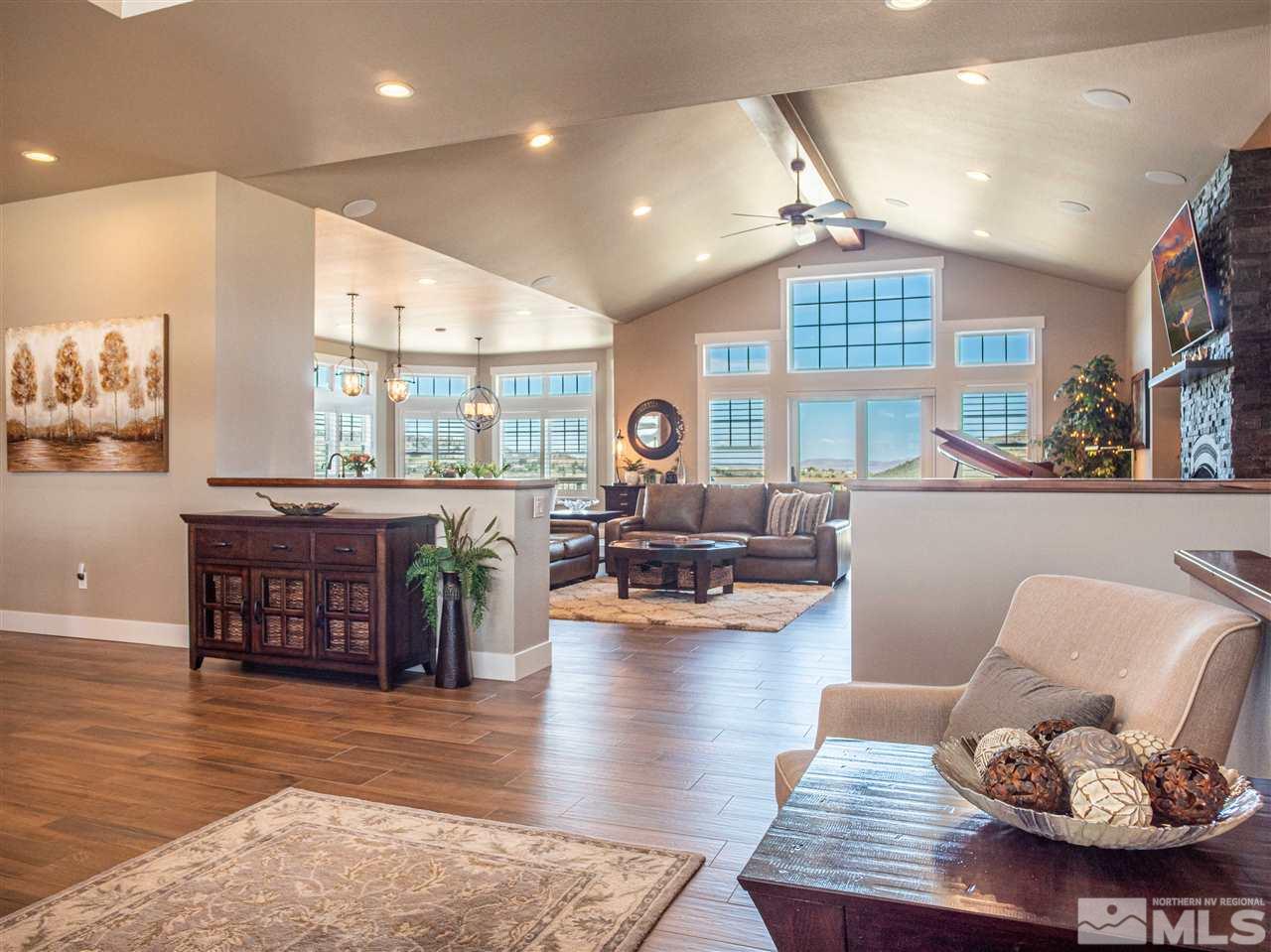 1690 Circle Stone Court Reno, NV 89523 - Photo 17 of 40 a living room with furniture kitchen view and a large window