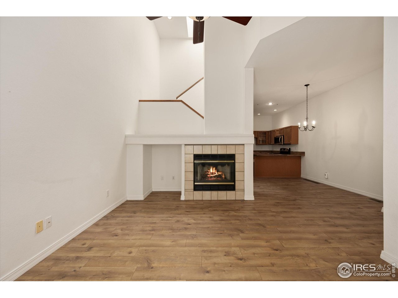 4500 Seneca Street, Unit 71 Fort Collins, CO 80526 - Photo 5 of 37 a view of an empty room and fire place