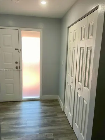 wooden floor in a room