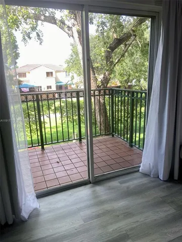 a house view with a outdoor space