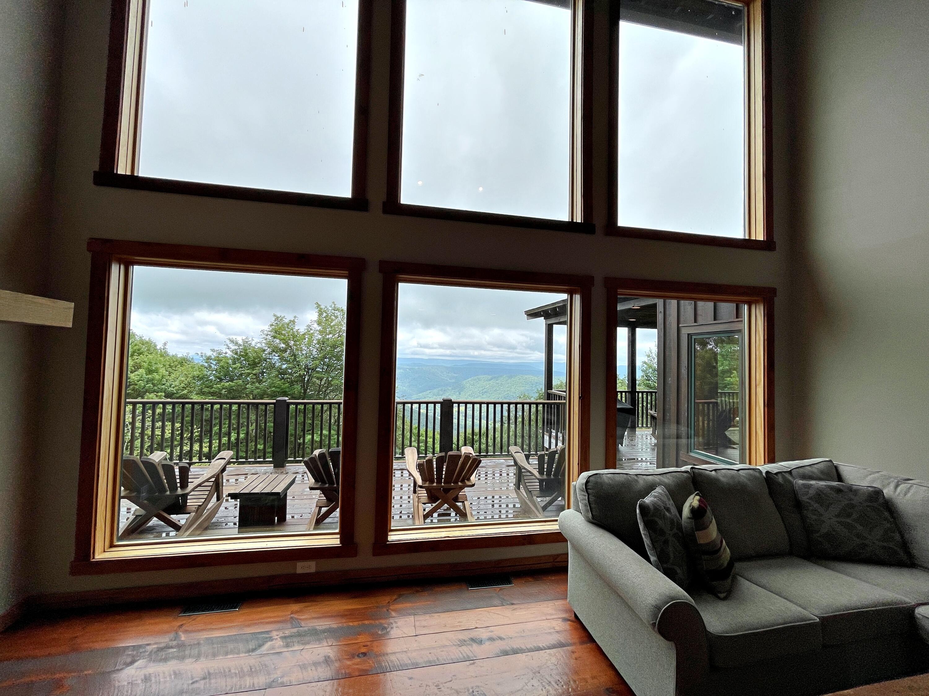 455 South Westridge Road Slatyfork, WV 26291 - Photo 21 of 81 living room sunset views