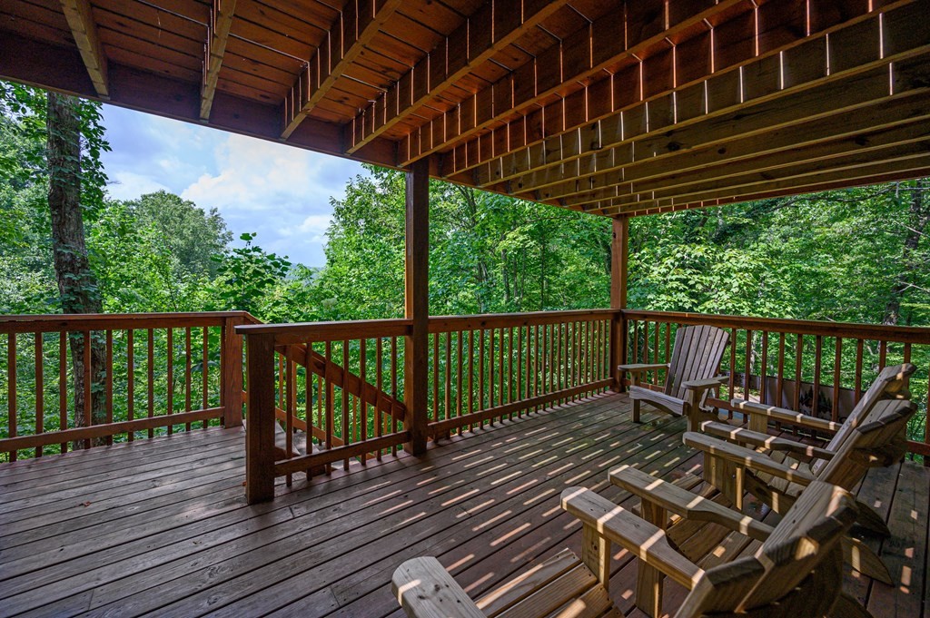 4296 Powdermill Estates Road Sevierville, TN 37876 - Photo 53 of 55 a view of a two chairs in the deck