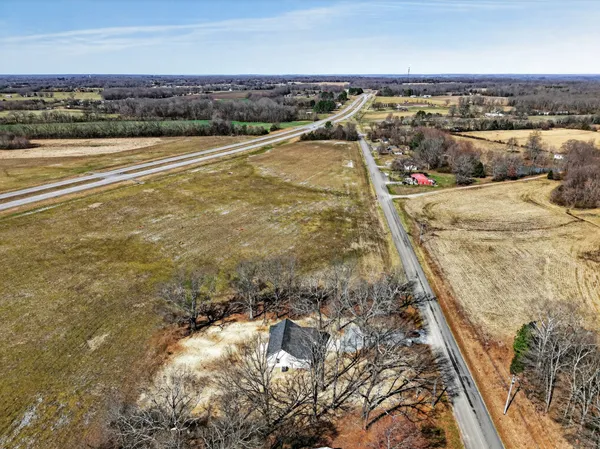 a view of a lake with a mountain