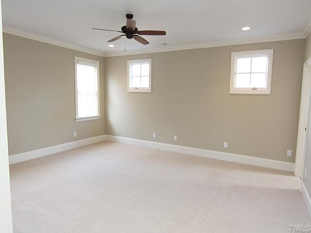 Huge master bedroom ready for your special touches. Big enough to accomodate large furniture and still have enough room for a love seat and chair for reading or relaxing. Almost 350 square feet! Master Bedroom