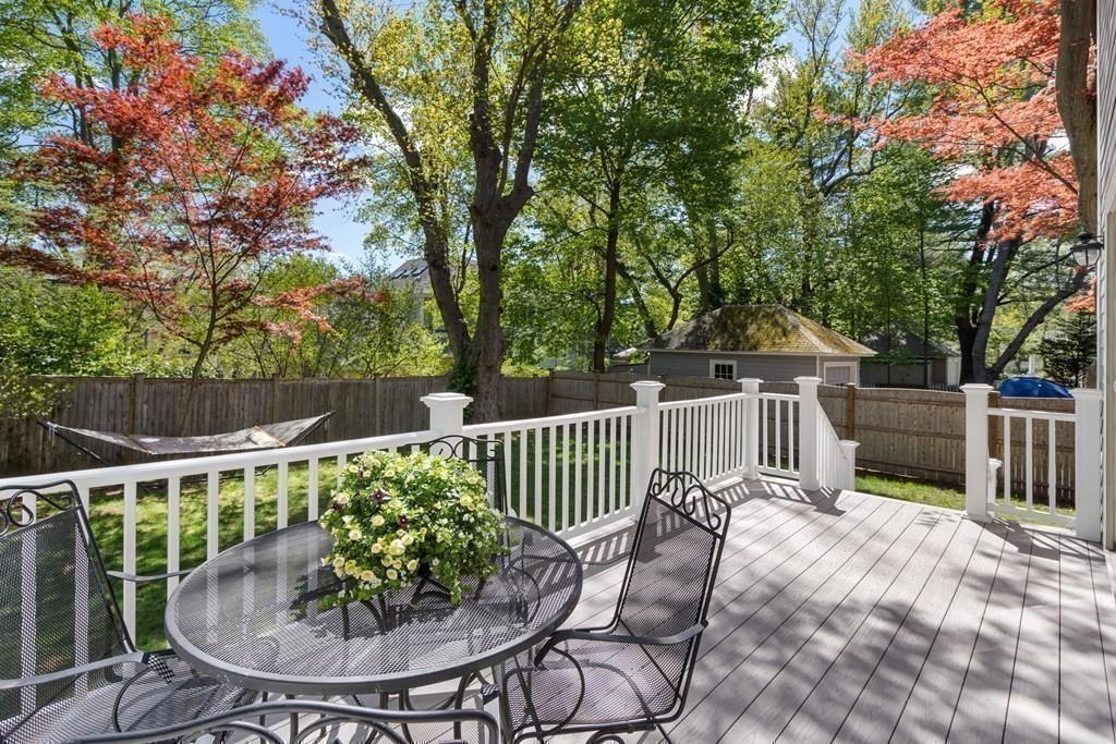 12 Vineyard Road Newton, MA 02459 - Photo 23 of 26 a view of a chair and table in the front of the house