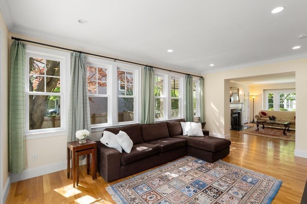 12 Vineyard Road Newton, MA 02459 - Photo 10 of 26 a living room with furniture and a large window