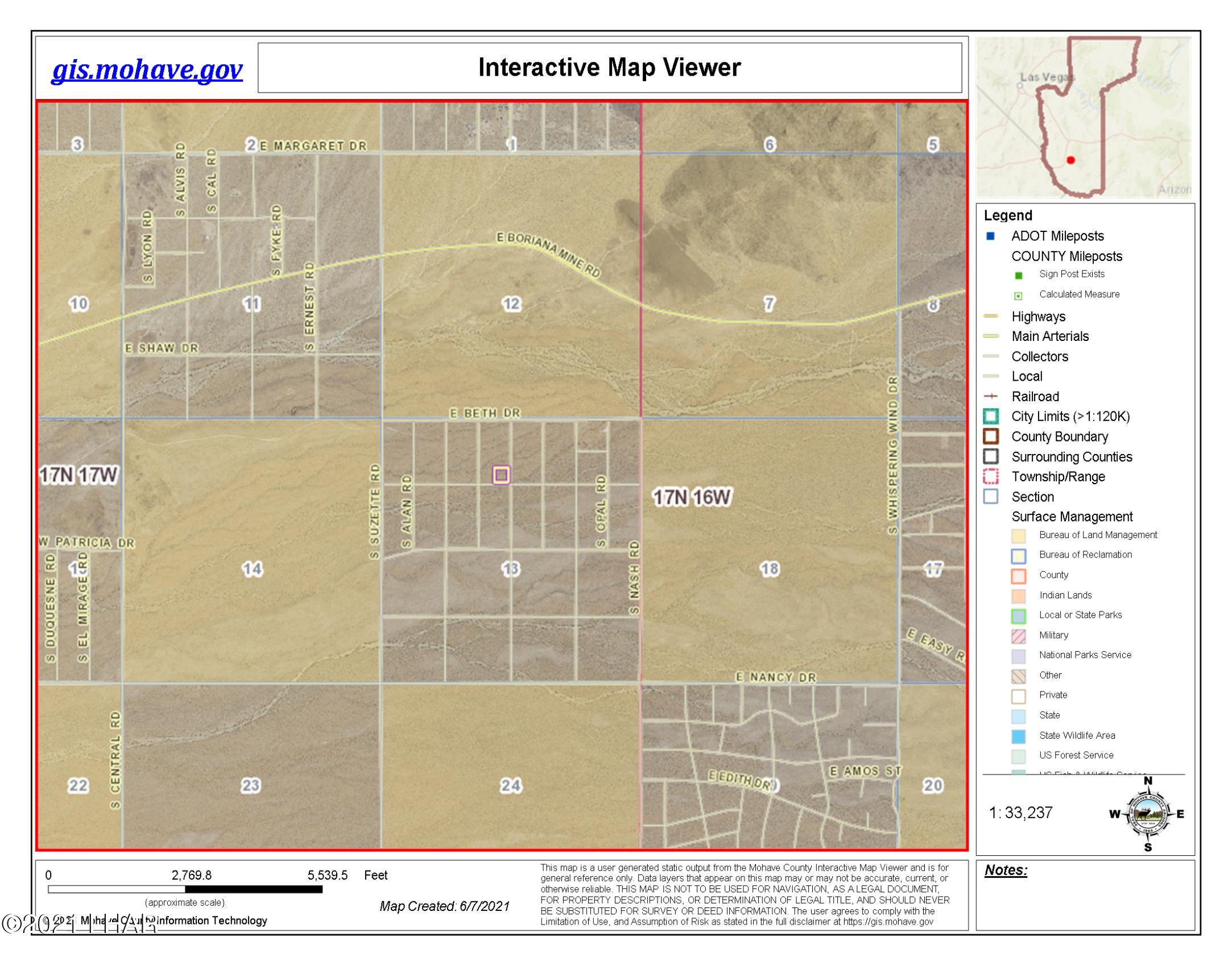 Lot5 Carrow Road Yucca, AZ 86438 - Photo 2 of 2 Carrow Rd Lot 5