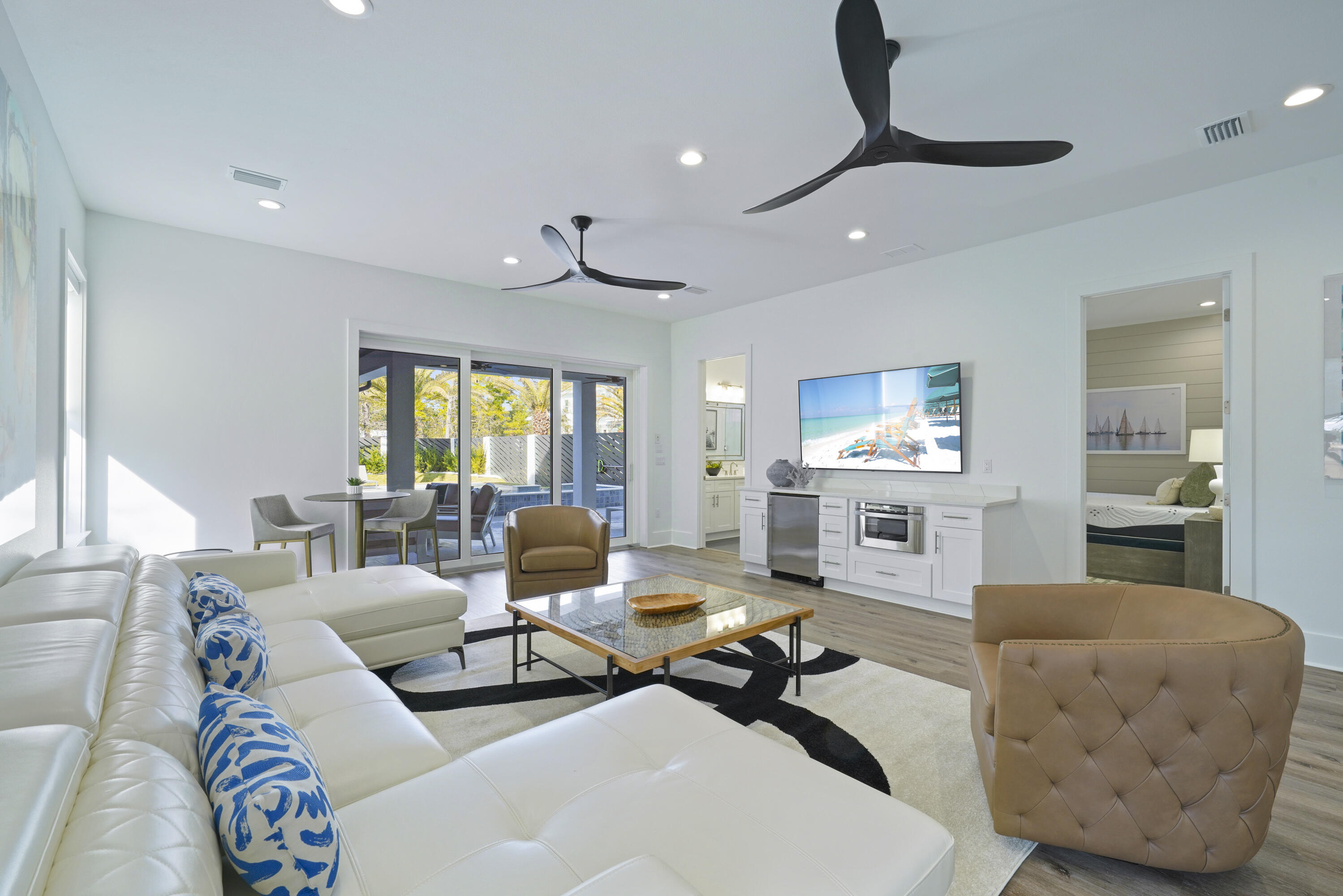 51 Penny Lane Santa Rosa Beach, FL 32459 - Photo 12 of 80 a living room with furniture and a large window