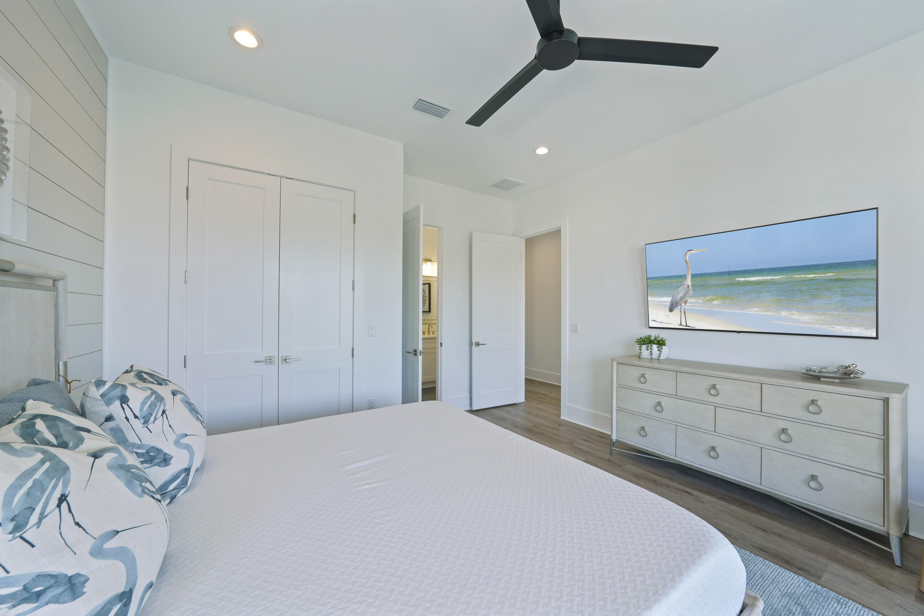 51 Penny Lane Santa Rosa Beach, FL 32459 - Photo 63 of 80 a bedroom with a bed and a dresser
