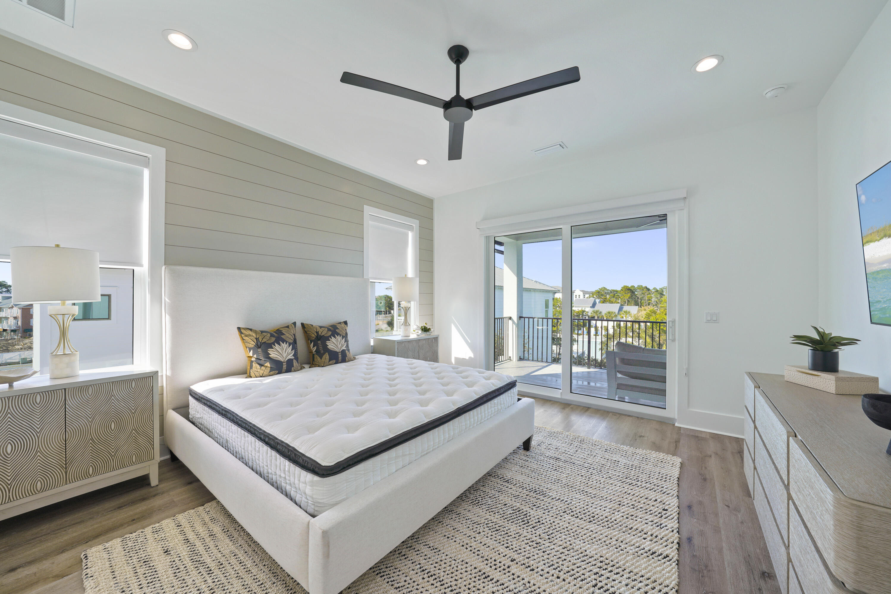 51 Penny Lane Santa Rosa Beach, FL 32459 - Photo 65 of 80 a living room with a bed and furniture