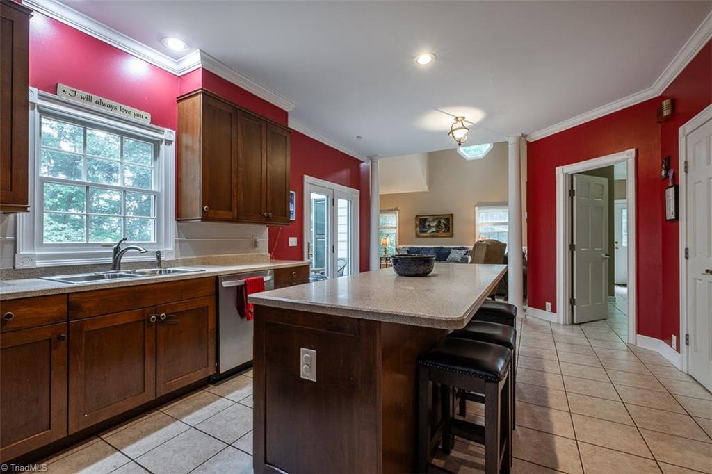 328 Laurelwood Road State Road, NC 28676 - Photo 12 of 39 Open kitchen with eat-in center island.