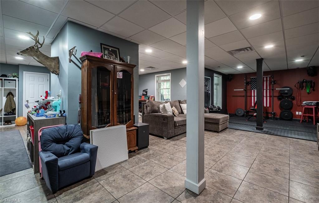 328 Laurelwood Road State Road, NC 28676 - Photo 33 of 39 Recreation room located in the finished basement.