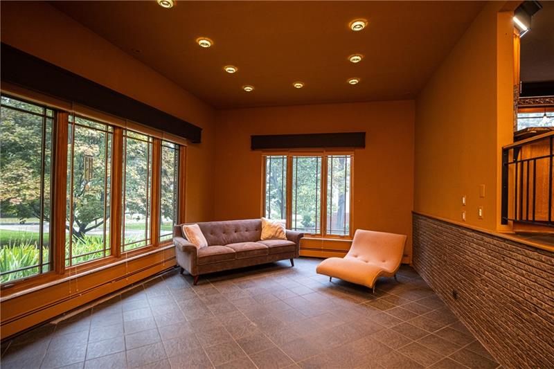 392 Profio Road McDonald, PA 15057 - Photo 4 of 23 Sunken living room with working wood fireplace