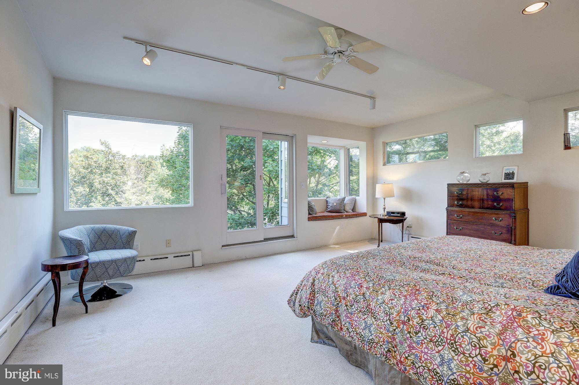 3223 Klingle Road Northwest Washington, DC 20008 - Photo 19 of 42 Master Suite with Treetop Views