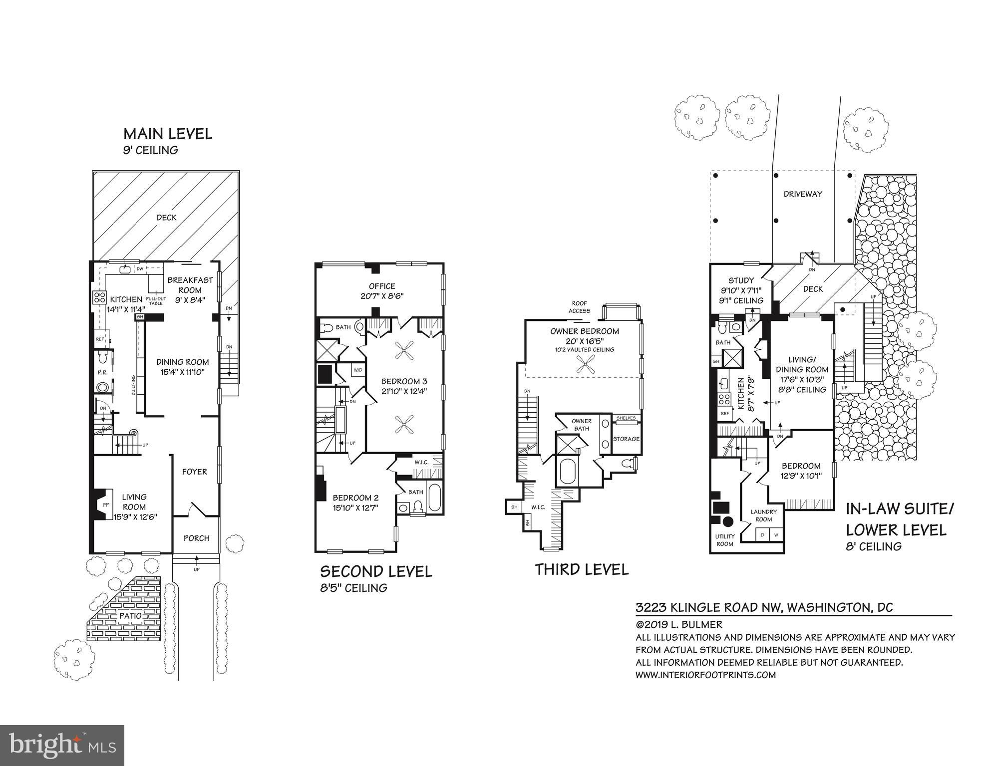 3223 Klingle Road Northwest Washington, DC 20008 - Photo 42 of 42 Floor Plan