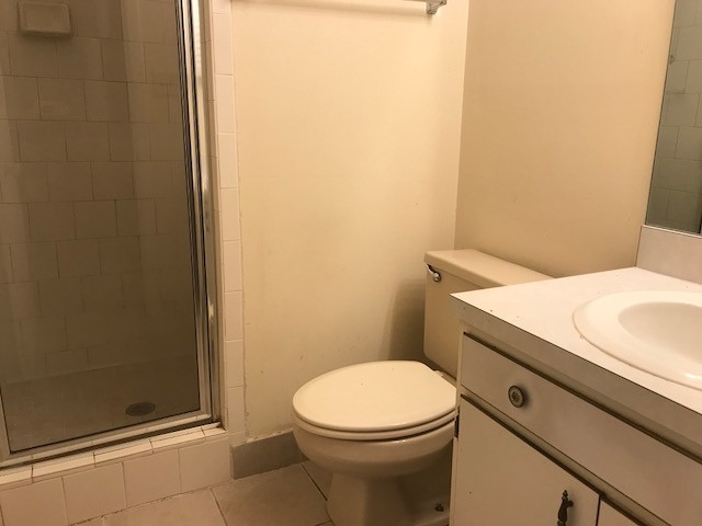 7209 Harps Mill Road Raleigh, NC 27615 - Photo 8 of 13 a bathroom with a sink a toilet and shower