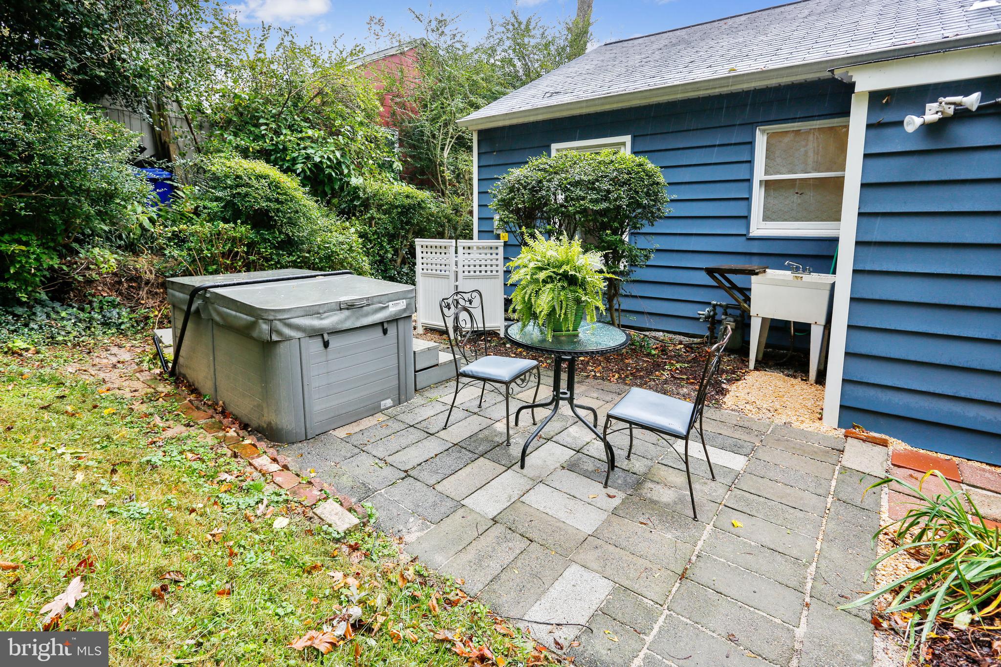 3103 Blueford Road Kensington, MD 20895 - Photo 30 of 43 Rear Patio & Hot Tub