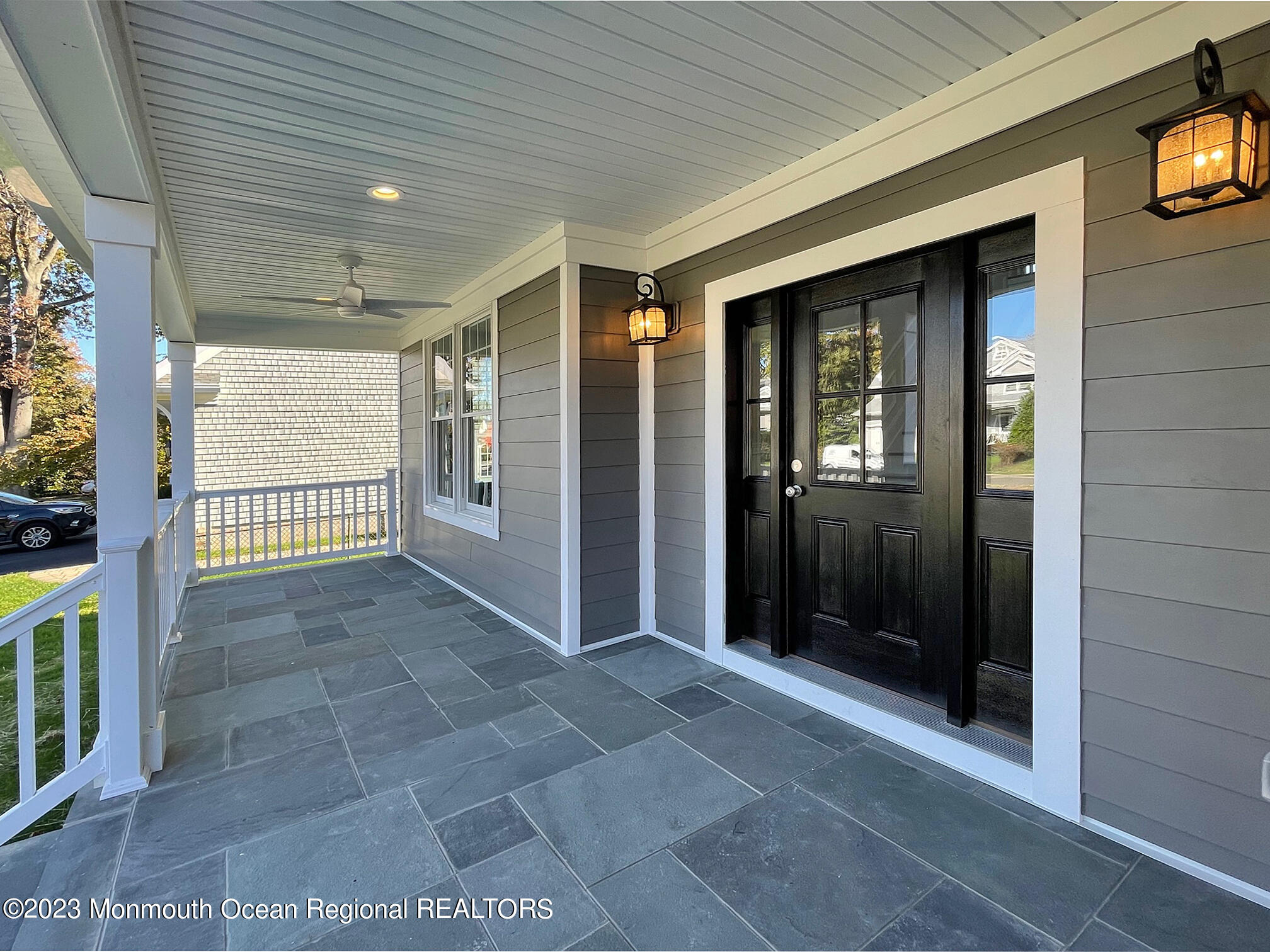 105 Princeton Road Fair Haven, NJ 07704 - Photo 3 of 40 105 Front porch detail