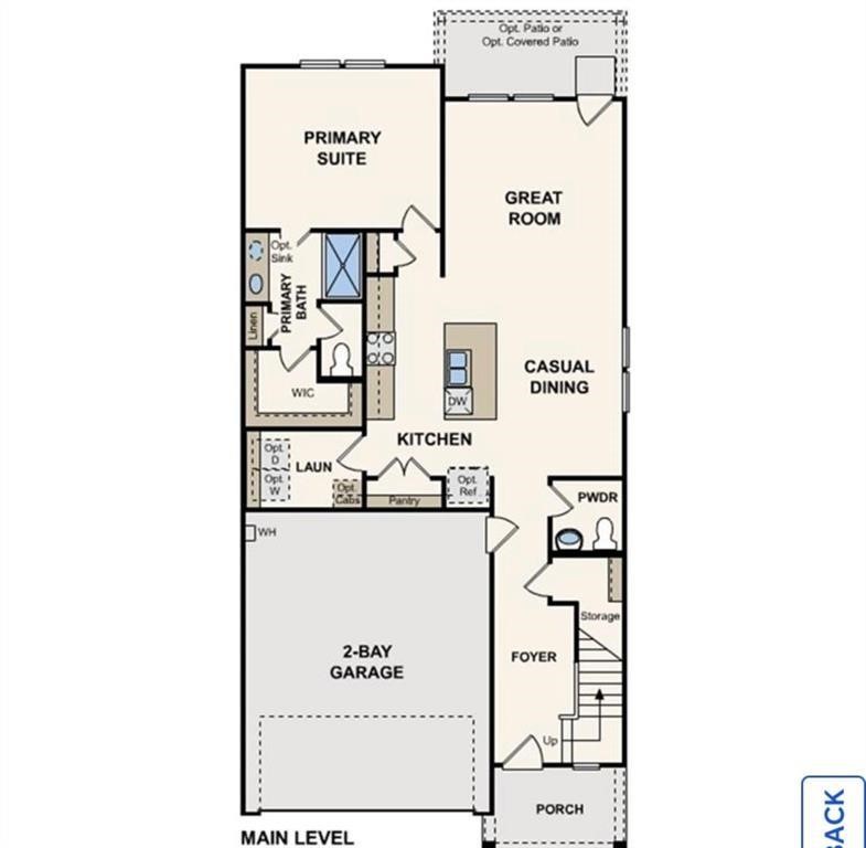16843 Bristle Cone Way Conroe, TX 77302 - Photo 39 of 40 First floor
Floor plan full third car garage was an option the seller selected.