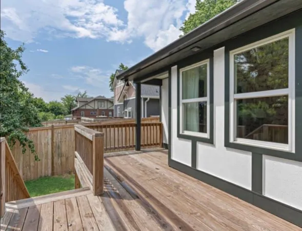 a balcony with view of balcony