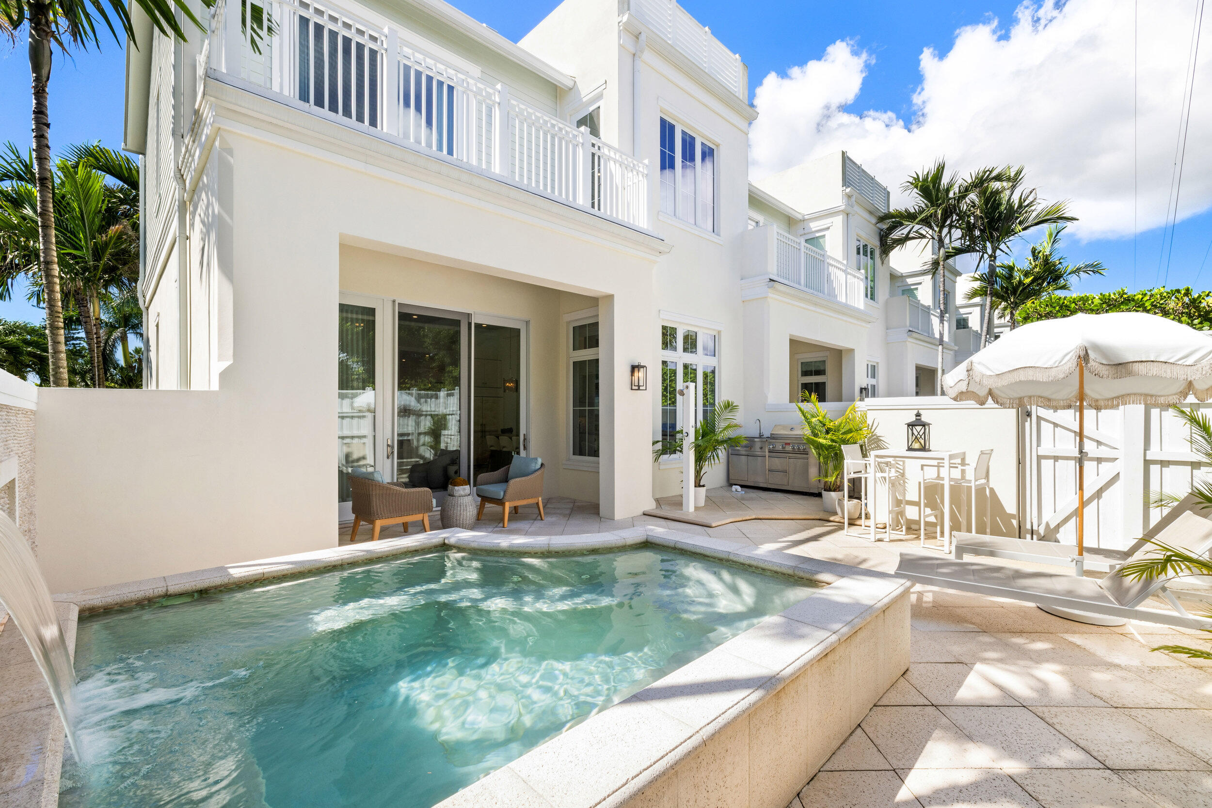 17 Adams Road Ocean Ridge, FL 33435 - Photo 28 of 41 a view of a house with backyard and sitting area