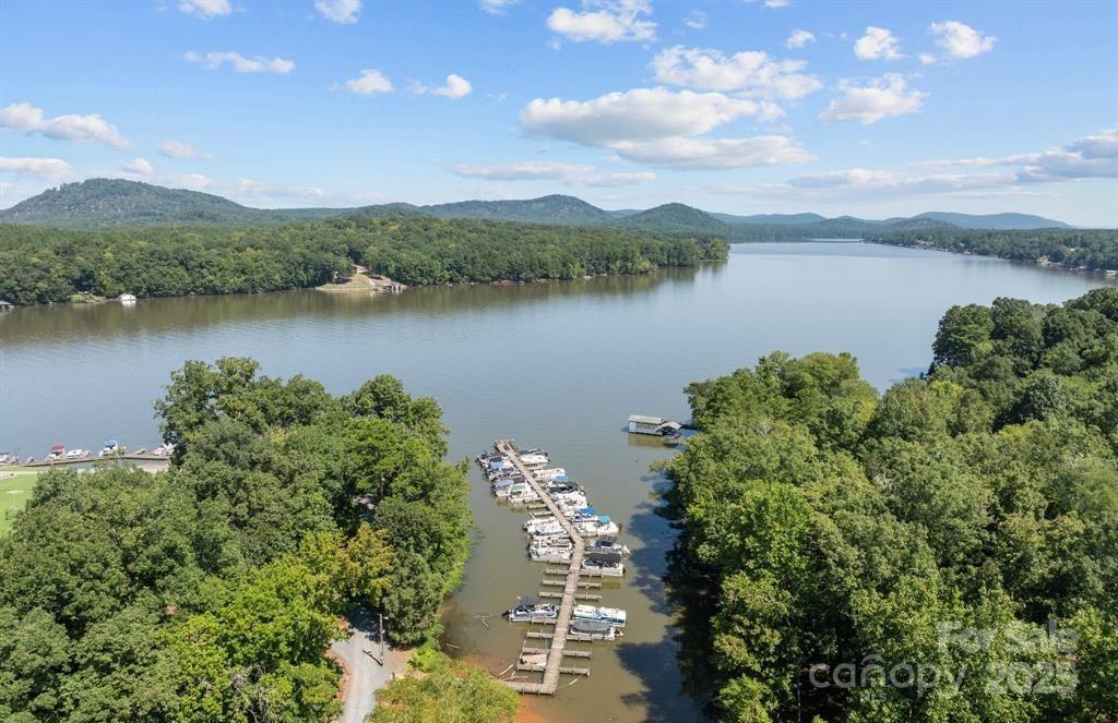 242 Creswell Road Mount Gilead, NC 27306 - Photo 14 of 20 a view of a lake with a mountain view