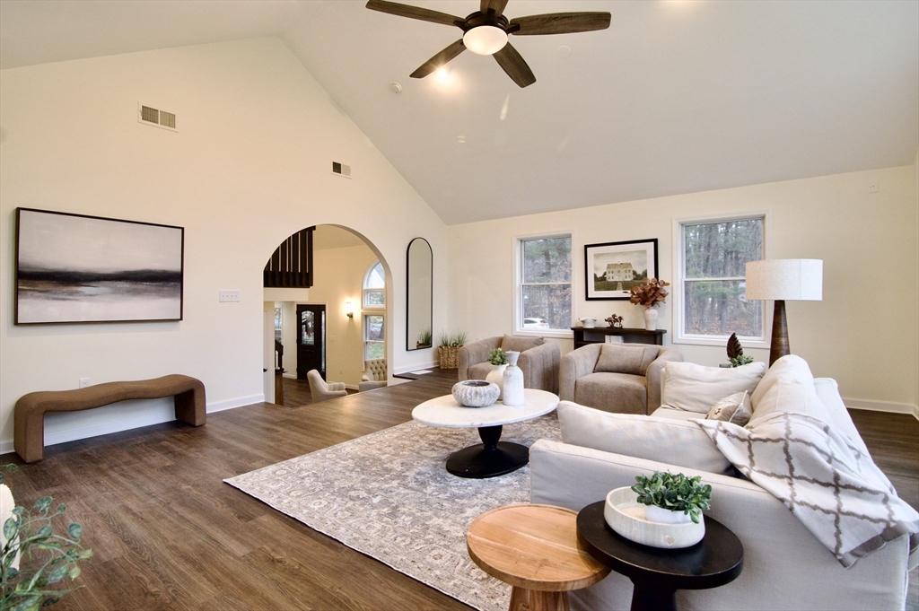 12 Rose Circle Hampden, MA 01036 - Photo 9 of 41 a living room with furniture and a lamp