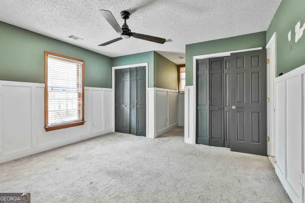 a view of livingroom with wooden floor