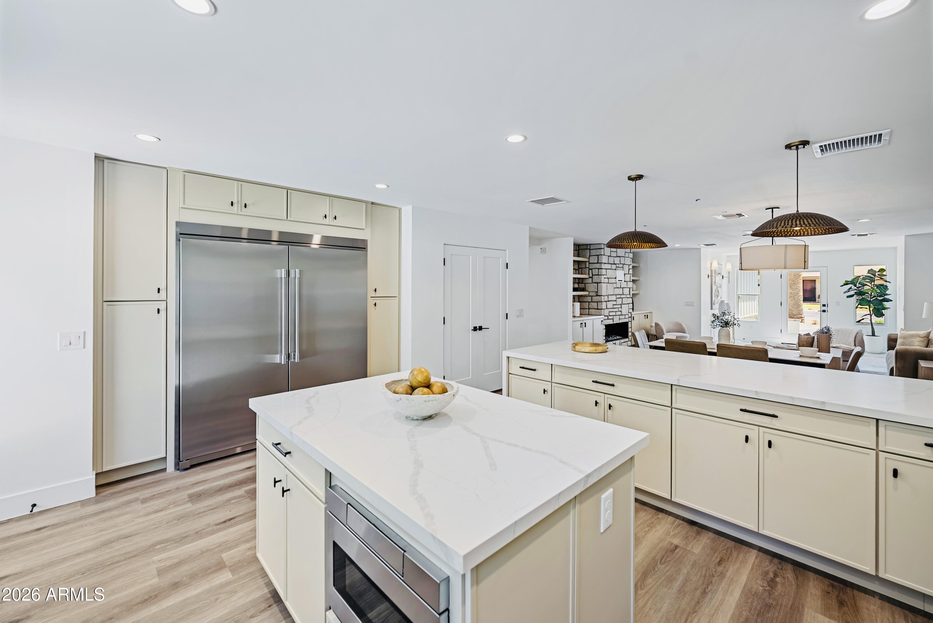 6830 North 10th Place Phoenix, AZ 85014 - Photo 11 of 38 Large Counter Depth Refrigerator/Freezer