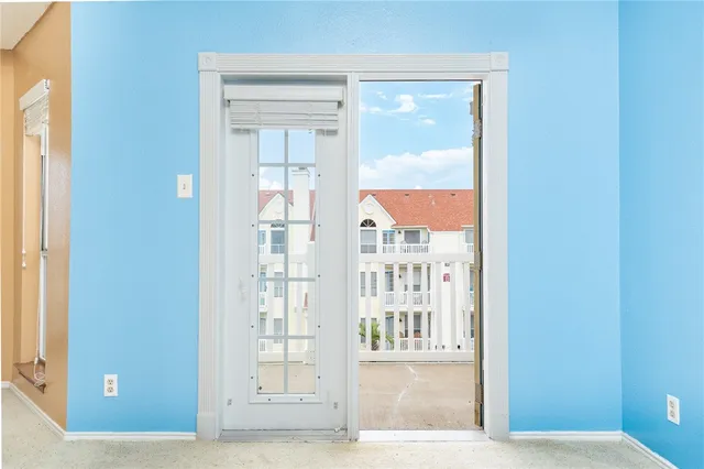 a view of a front door