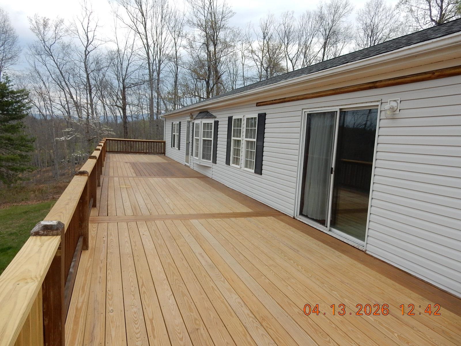 226 Mill Creek Road Millboro, VA 24460 - Photo 10 of 15 front deck towards view