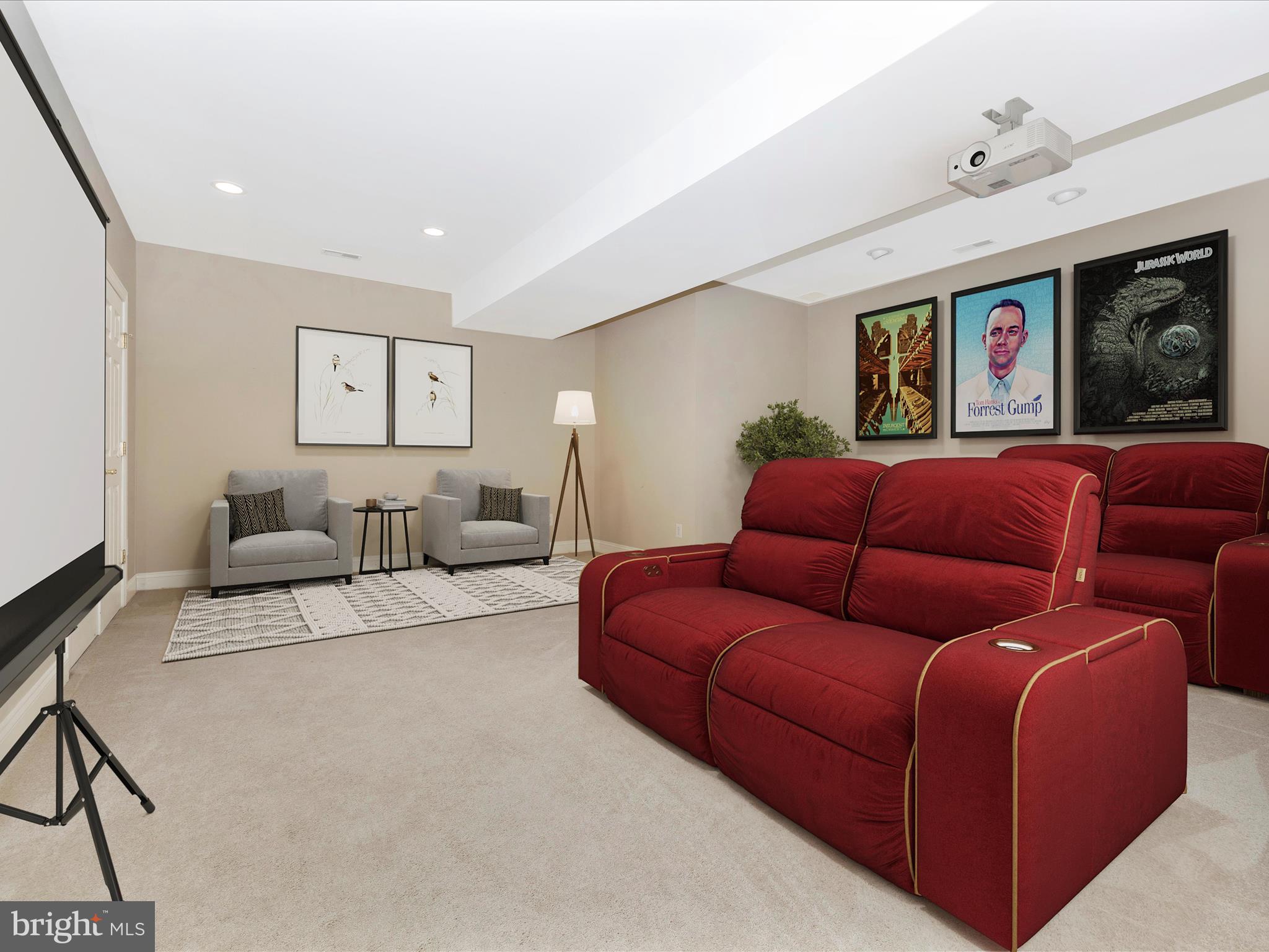 2009 Flint Hill Road Silver Spring, MD 20906 - Photo 51 of 83 Lower Level Movie and Living Room